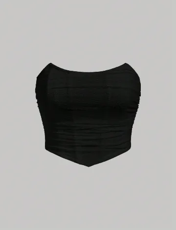 Top SHEIN CURVE, negru