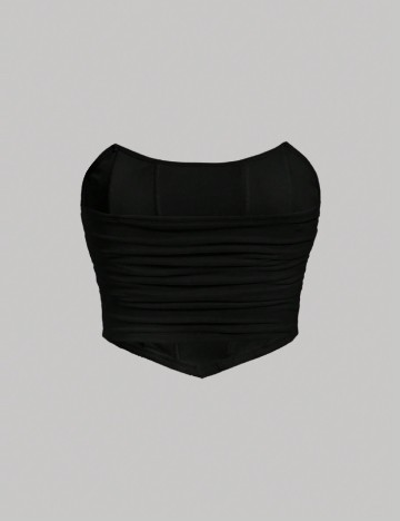 Top SHEIN CURVE, negru