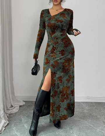 Rochie lunga SHEIN, verde