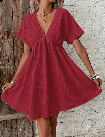 Rochie scurta SHEIN, rosu