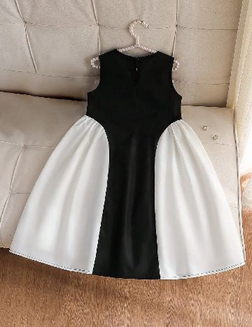 Rochie Shein Kids, negru/alb