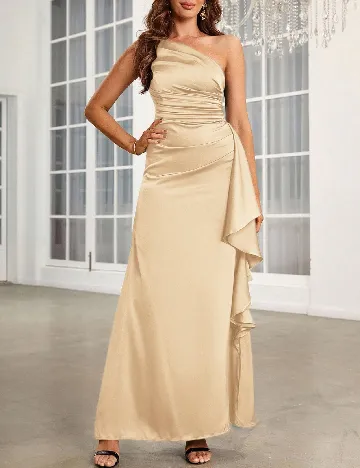 Rochie lunga SHEIN, crem
