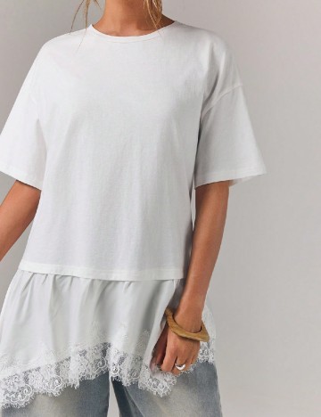 Tricou SHEIN, alb