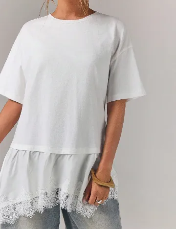 Tricou SHEIN, alb