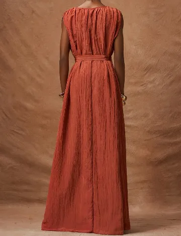 Rochie lunga SHEIN, caramiziu