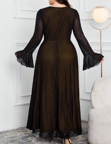 Rochie lunga SHEIN CURVE, negru