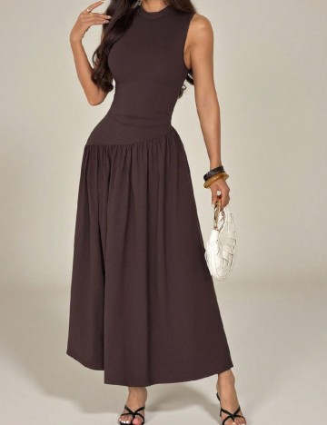 Rochie lunga SHEIN, maro