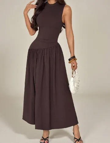 Rochie lunga SHEIN, maro