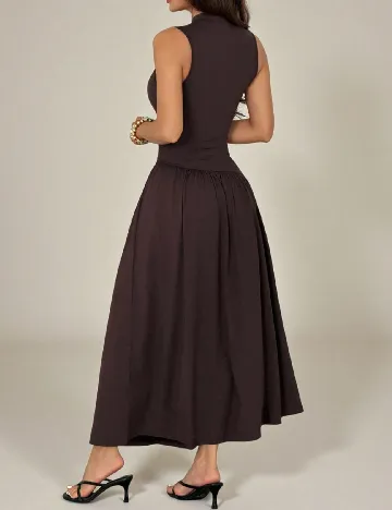 Rochie lunga SHEIN, maro