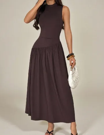 Rochie lunga SHEIN, maro