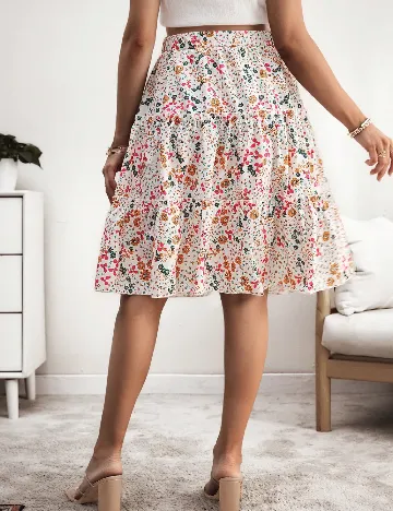 Fusta SHEIN Maternity, floral print