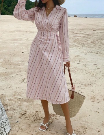 Rochie medie SHEIN, roz