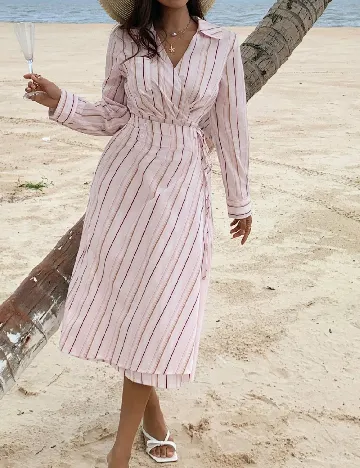 Rochie medie SHEIN, roz