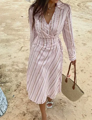 Rochie medie SHEIN, roz