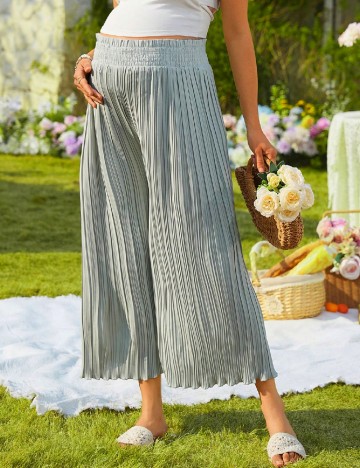 Pantaloni SHEIN Maternity, verde