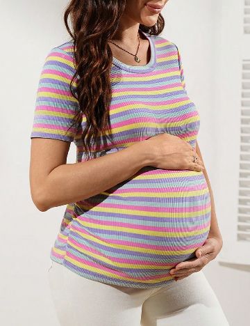 Tricou SHEIN Maternity, mix culori