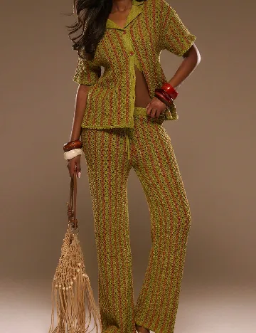 Pantaloni Musera, verde