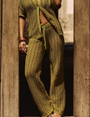 Pantaloni Musera, verde
