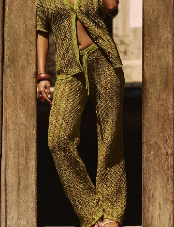 Pantaloni Musera, verde