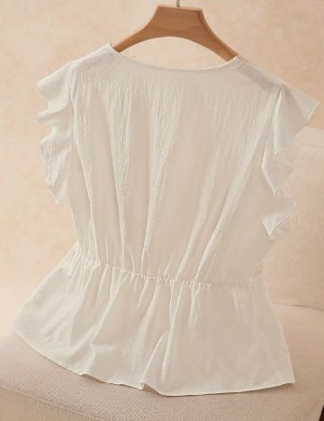 Bluza SHEIN CURVE, alb