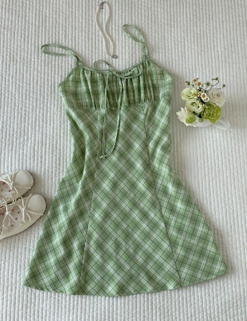 Rochie scurta SHEIN, verde