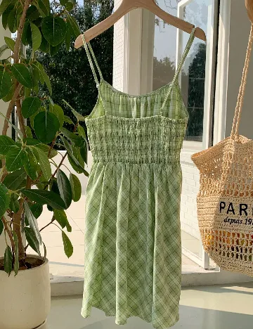 Rochie scurta SHEIN, verde