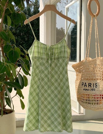 Rochie scurta SHEIN, verde