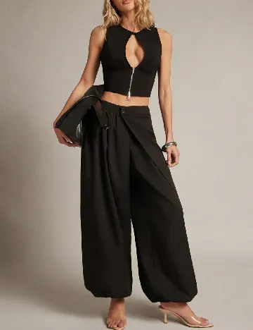 Top SHEIN, negru