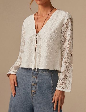 Bluza Cosmina, alb