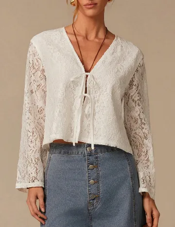 Bluza Cosmina, alb
