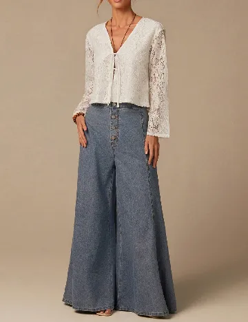 Bluza Cosmina, alb