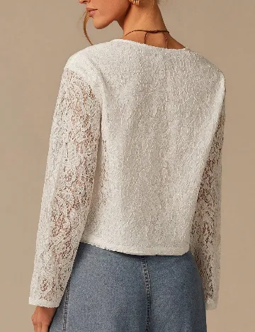 Bluza Cosmina, alb