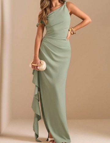 Rochie lunga SHEIN CURVE, verde