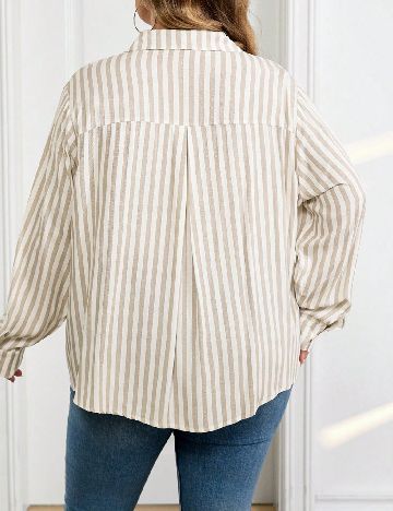 Camasa SHEIN CURVE, bej