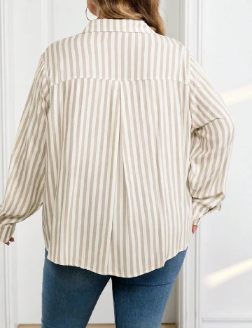 Camasa SHEIN CURVE, bej
