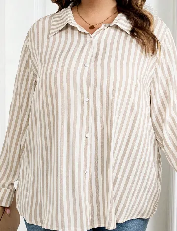 Camasa SHEIN CURVE, bej