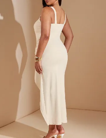 Rochie medie SHEIN CURVE, crem