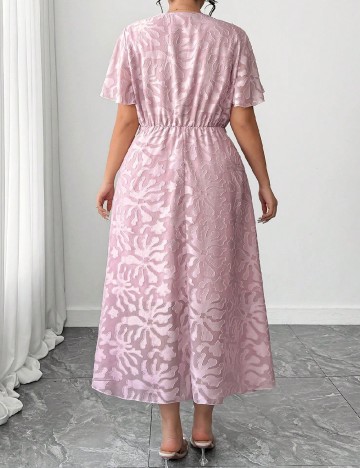 Rochie medie SHEIN CURVE, roz