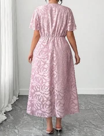 Rochie medie SHEIN CURVE, roz