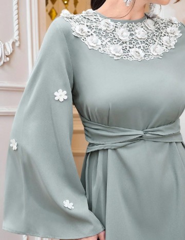 Rochie lunga SHEIN, verde