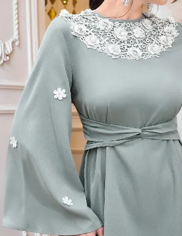 Rochie lunga SHEIN, verde