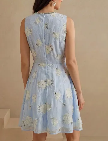 Rochie scurta Anewsta, bleu