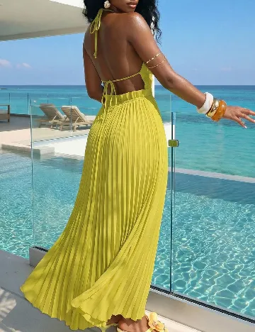 Rochie lunga SHEIN, verde