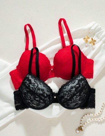 Set sutiene 2 bucati SHEIN, mix culori
