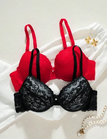 Set sutiene 2 bucati SHEIN, mix culori