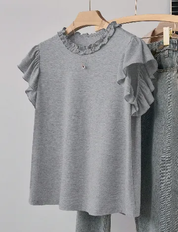 Tricou SHEIN, gri