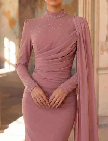 Rochie lunga SHEIN, roz