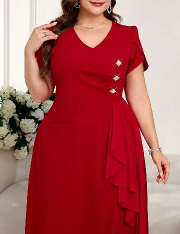 Rochie lunga SHEIN CURVE, rosu