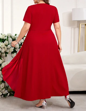 Rochie lunga SHEIN CURVE, rosu