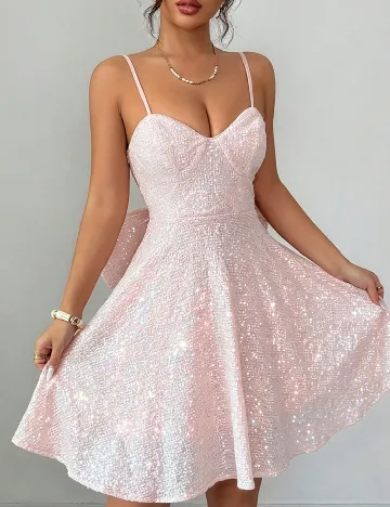 Rochie scurta SHEIN, roz